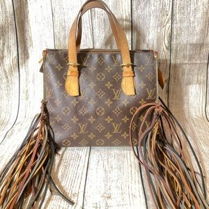 CUTE LOUIS VUITTON HAND BAG W FRINGE